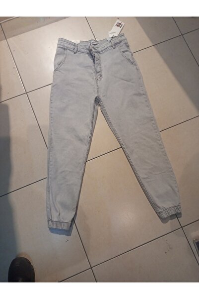 Q45collection بنطلون جوجر رجالي من الدنيم مع أرجل مطاطية