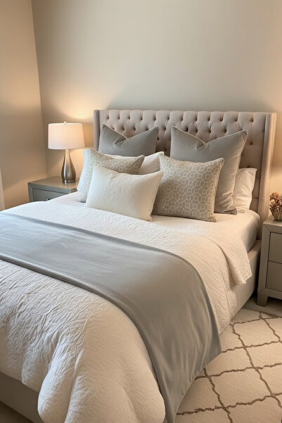 JACA Kadife Yatak Runner Yatak Örtüsü