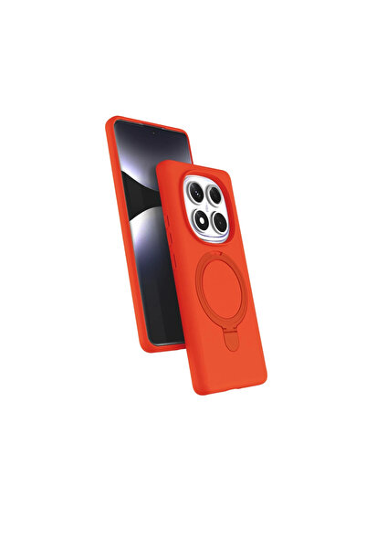 eco port غطاء Redmi Note 14 Pro 5G Regal مع حامل Magsafe - برتقالي