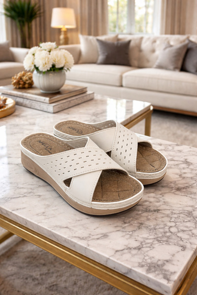 Behtah Kundura Heel Spur Supported Comfort Daily Puff Soft Anatomical Sole Co...