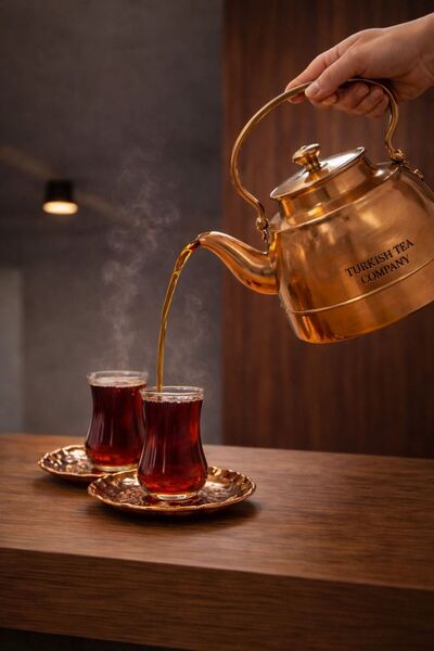 Turkish Tea Company Bakır Çaydanlık