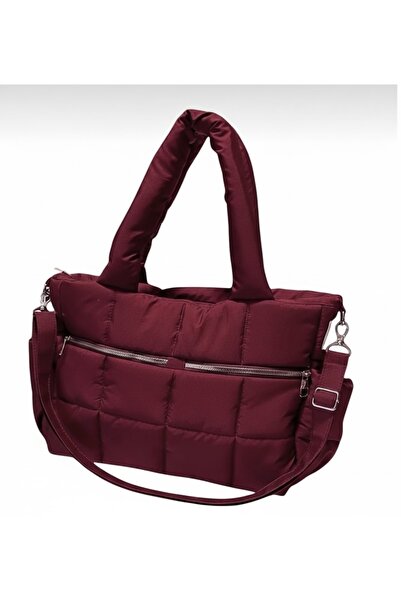 Nuggita Rettangolo Speciale - Waterproof Puffer Bag - Burgundy