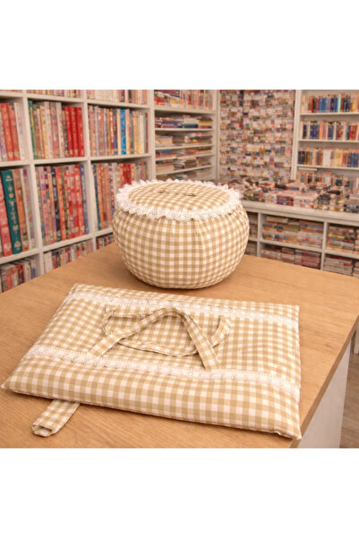 FLAMEL Pötikare Desenli Yoğurt Mayalama örtüsü & Tepsi Taşıma Çantası Seti