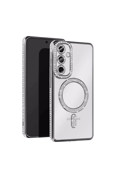 eco port حافظة سامسونج جالاكسي A26 جوكي سيملي ماجنيتيك سيف - فضي