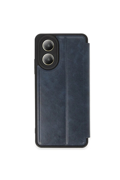 eco port غطاء فليب لهاتف اوبو A38 - أزرق داكن