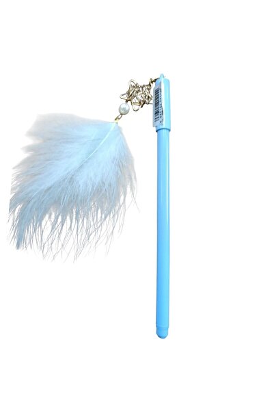 UNICUS Moon Star Pearl Feather Gel Ball Pen Gp-148-Blue