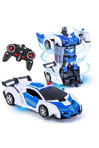 SCOWETTO Oyuncak Uzaktan Kumandalı Transformers Tarzı Robota Dönüşen Oyuncak ...