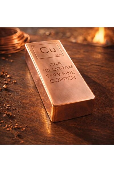 ADORA GÜMÜŞ YATIRIMLIK BAKIR KÜLÇE 1 KĞ GR ½99.99 SAFLIKTA