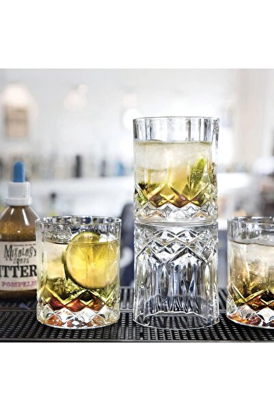 RCR طقم أكواب زجاجية متينة ومزخرفة من أوبرا دوف مكون من 6 قطع بسعة 300 مل