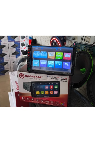 Moonstar 7 İnc Multimedia Oto Teyp Geri Görüş Kameralı