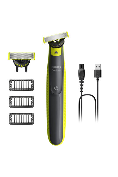 Philips Aparat de ras și tuns hibrid, pentru față, OneBlade QP2724/31, 2 lame...