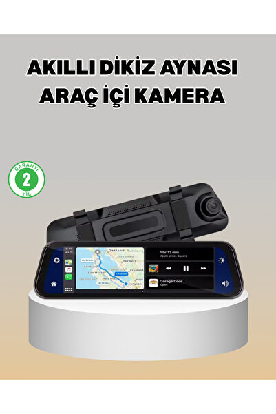ZERO LAND LVSQVR Gece Görüşlü Araç Dikiz Aynası Kamera (231132) Park Monitörlü