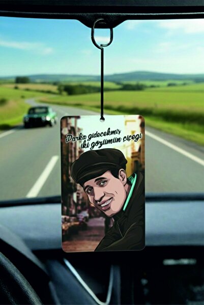 PROMOSYONİK Parka Gidecekmiş İki Gözümün Çiçeği (Kemal Sunal) Tasarımlı Oto K...