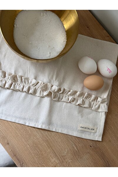 KaiAtelier Natural Keten Fırın Örtüsü / Kurulama Bezi