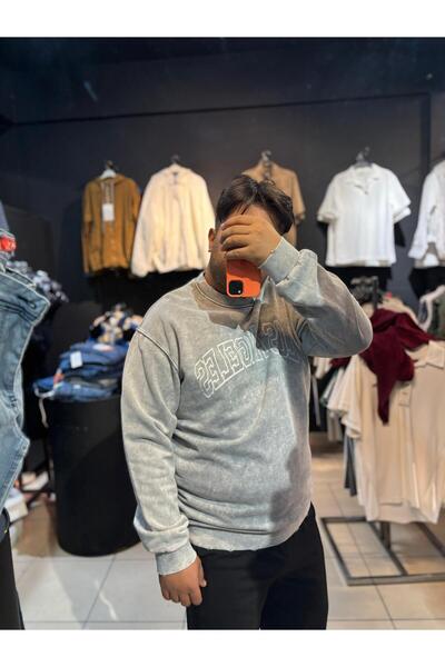 Q45collection Washable Crew Neck Men's Sweatshirt