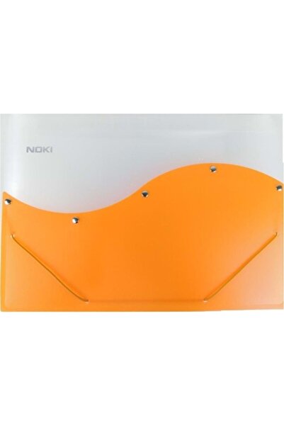 Noki File with Elastic Dividers 030-Orange