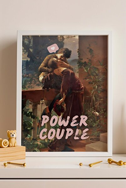 Saturn Julius Kronberg Romeo and Juliet Framed Painting Modern Vintage Valent...