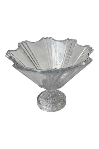 Generic طبق حلاوة زجاجي كبير