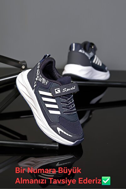 Gerok Pantofi sport pentru copii, unisex, cu velcro și elastic, confortabili ...