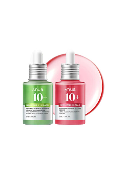 ANUA Niacinamide 10% + TXA 4% Dark Spot Serum and Azelaic Acid 10% Soothing S...