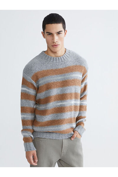 LC Waikiki Sparkling Choices from Shining Store Zero Roba Collar Striped Men'...