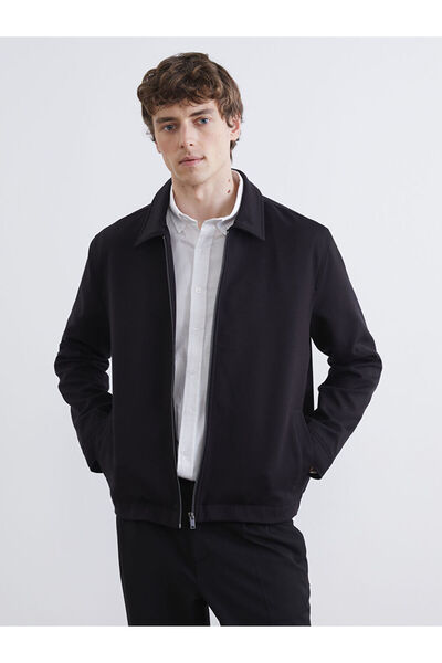 LC Waikiki Black Standard Fit Men's Coat