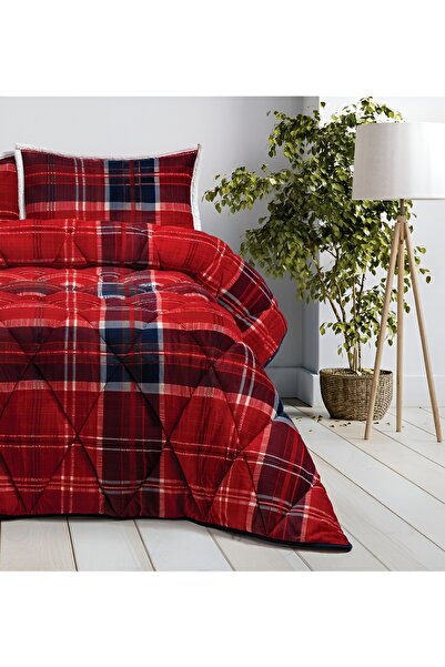Merinos Comforter Set 160X240 Single Juni Red