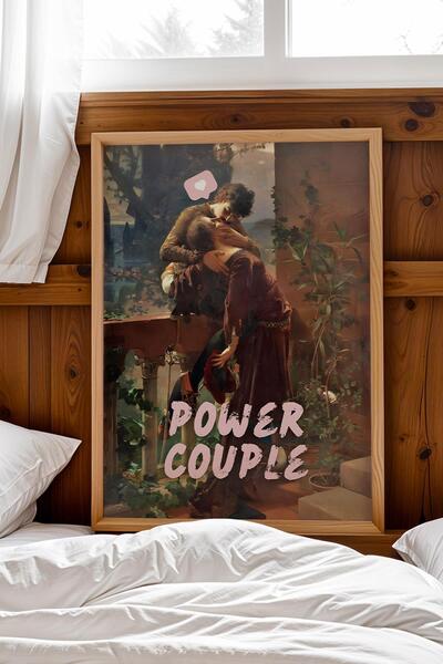 Saturn Julius Kronberg Romeo and Juliet Framed Painting Modern Vintage Valent...