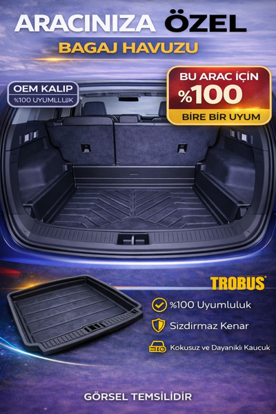 TROBUS Renault Austral Kayar Koltuk (2023-2026) Bagaj Havuzu