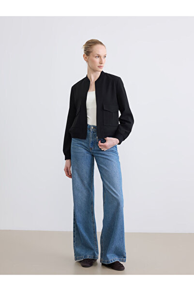 LC Waikiki College Collar Women's Bomber Jacket