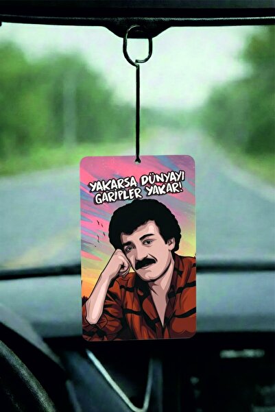 PROMOSYONİK Yakarsa Dünyayı Garipler Yakar (Müslüm Gürses) Tasarımlı Oto Kokusu