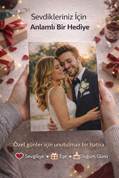 Last Summer Design Kişiye Özel Resimli Kanvas Tablo Sevgiliye , Anneye , Ev H...