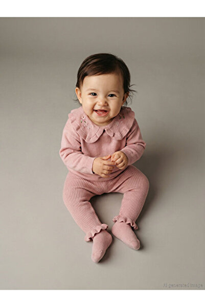 LC Waikiki Rmz Gi̇yi̇m Farkiyla Baby Roba Yaka Girl's Knitwear Sweatshirt and...