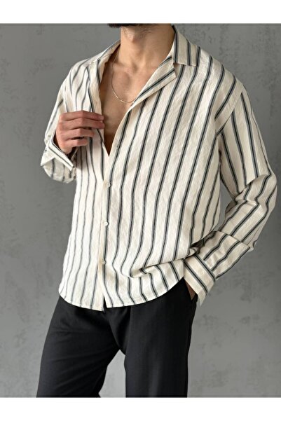 perasttesktil Men's Apaş Collar Regular Shirt