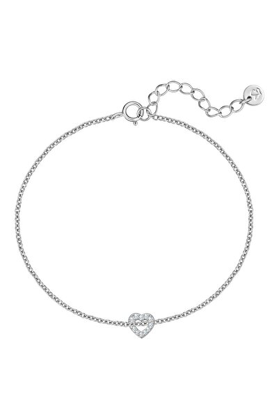 Glanzstücke München Silberarmband Armband Sterling Silber Zirkonia weiß