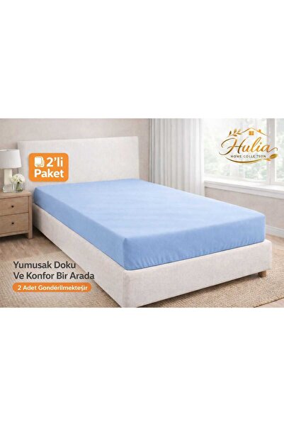 Altıntaş soft 2 Pieces Combed Cotton Single Elastic Sheets Cotton 2 Pack Soft...