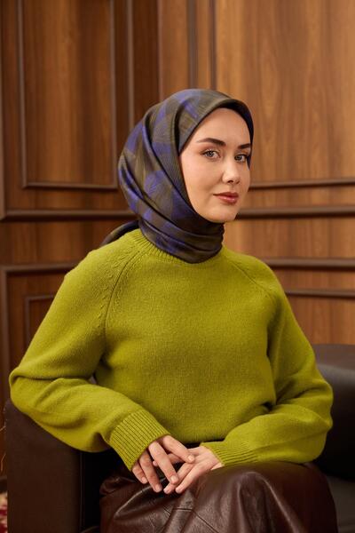 Silk Home Premium 100% Twil Silk Printed Scarf - Water and Stain Resistant - ...