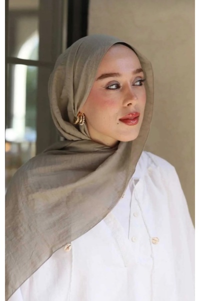 Nesli&Neva Neo Pamuk Şal Antik Bej (Modakaşmir)