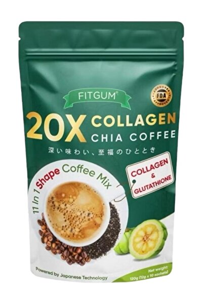 Fitgum Collagen chai coffee 11in1 shape coffee mix
