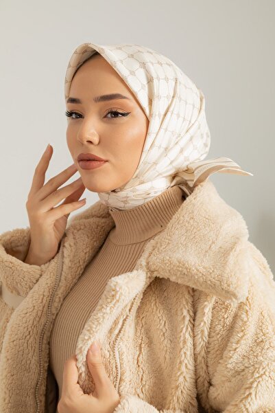 Silk Home Premium %100 Twil Silk Patterned Scarf - Water and Stain Resistant ...