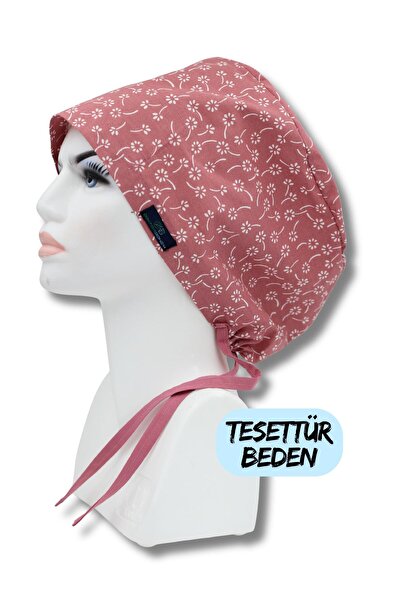 doktorbonem Hijab Size Dried Rose Flowers Surgical Cap Doctor Nurse Health Wo...
