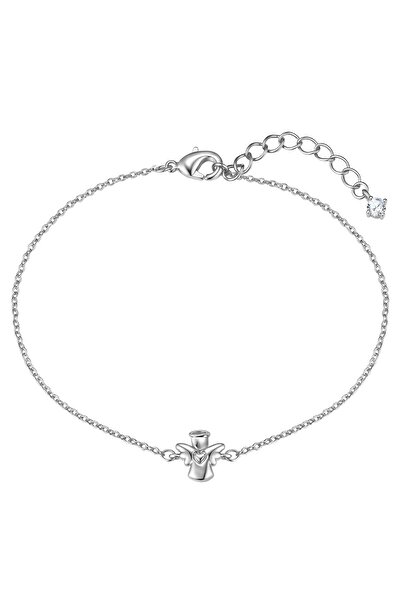 Lulu & Jane Modeschmuckarmband Armband Zirkonia weiß