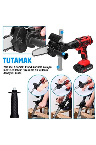 Rox Matkaba Takılır Zincirli Dal Budama Testere Aparatı