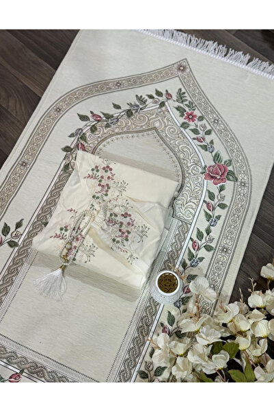 Gerenic Women's prayer set consisting of a prayer mat and a prayer shawl