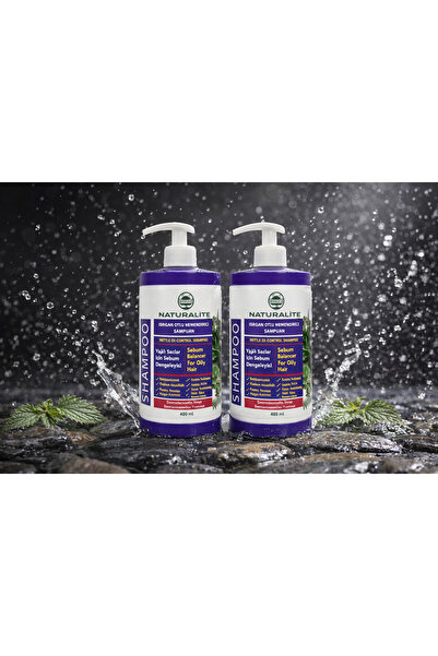 MOKO 2'Lİ SET - Isırgan Otlu Şampuan – Yağlı Saçlar İçin – Saç Derisi Dengele...