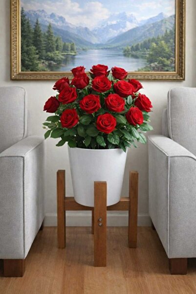 KOVANCI MARANGOZ DEDE 23 CM ÇAPINDA SAKSI STANDI SAKSILIK SAKSI AYAĞI ÇİÇEKLİ...