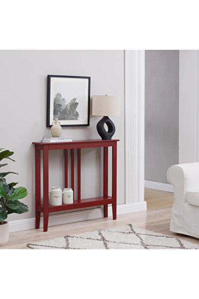 Poyraz Furniture Accessory Giriş Holü Masası,Depolama Alanlı Konsol Masa,Kori...