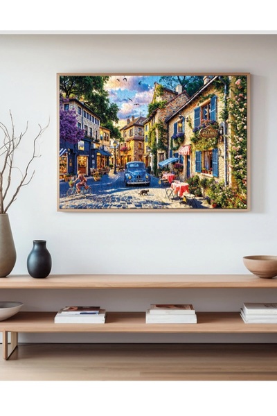 Yıldızan Puzzle 1500 Parça Akdeniz Sokakları Manzaralı