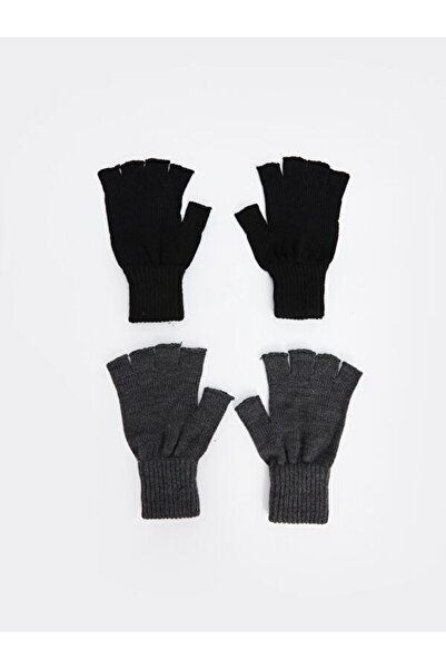 LC Waikiki Sparkling Choices Mănuși fără degete pentru bărbați, pachet de 2, ...