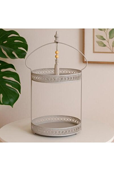 Generic Elegant Two-Tier Metal Serving Tray